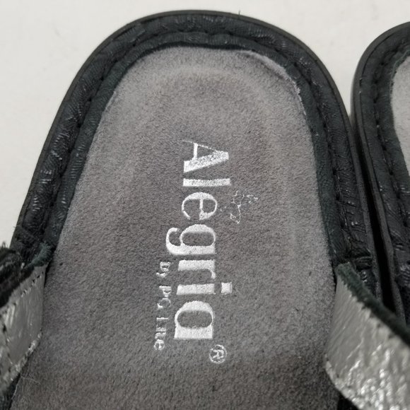 Alegria Pg Lite Womens Mary Jane Clogs Size 36 Wide Black Slip On 6-6.5 tus-521 - Picture 5 of 7